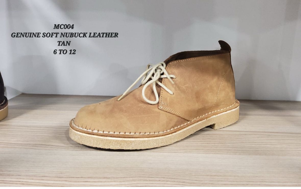Mens Soft Nu Buck Vellies